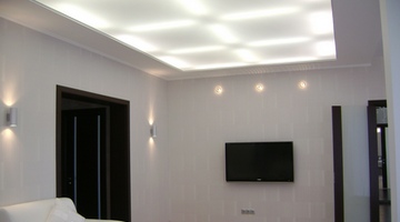 Светопрозрачный потолок в гостиную 8 кв.м.